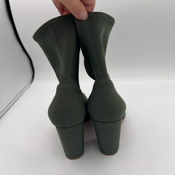 Rachel Comey Nylon Sock Boots – Dark Green, Size 6 - Picture 5 of 9